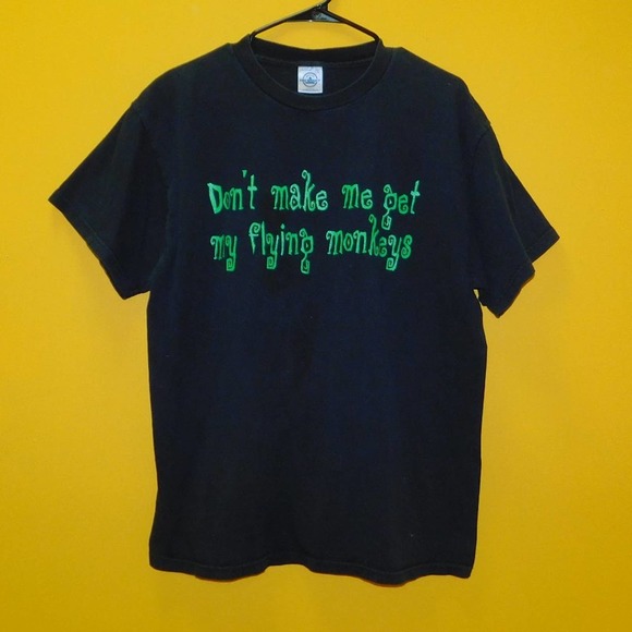 Vtg Don't make me get my flying monkey T-shirt Large - Picture 1 of 6